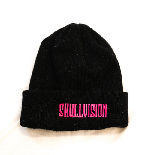 SKULL VISION BEANIE PINK