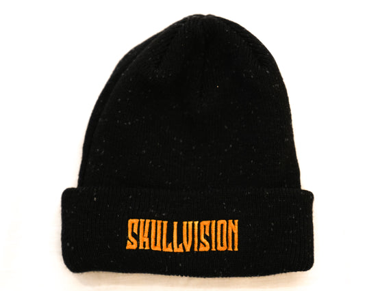 SKULL VISION BEANIE ORANGE